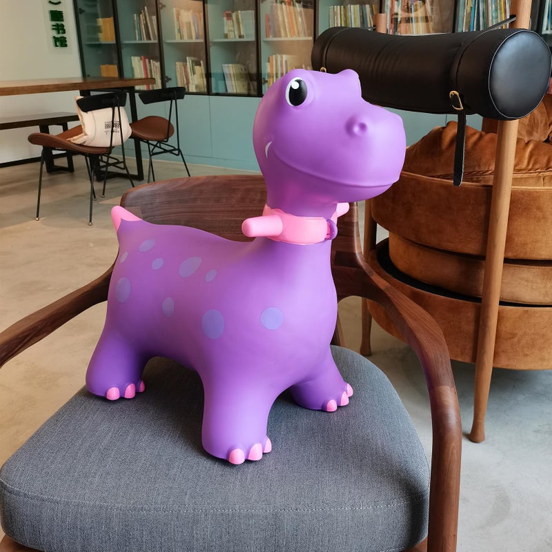 Hot Max HotMax Bouncy Horse  Dinosaur Hopper Toys for Kids  Inflatable Ride on Bouncy Animals Toys for Toddlers  Jumping Horse for Baby Birthday Gift for Boy or Girl 18 Months 2-4 Year Old (Purple) - Image 4